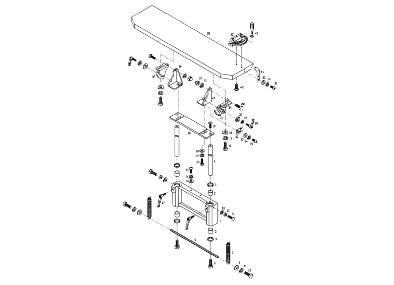 OES9138 3HP 3PH Table Assembly 